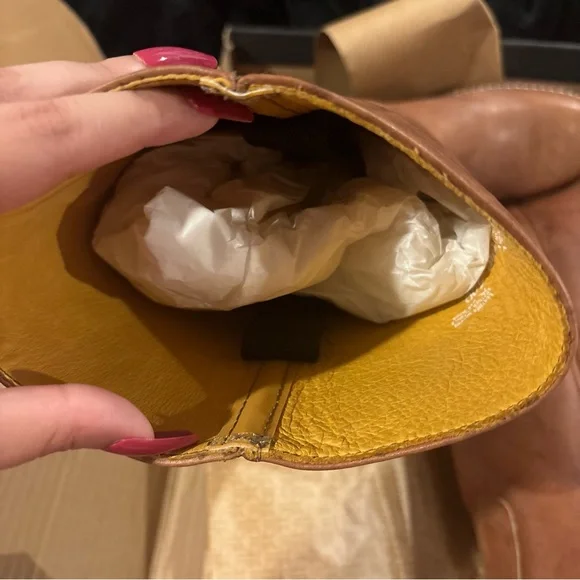 Frye Brown Leather Campus 14L Saddle Boots - Picture 3 of 5